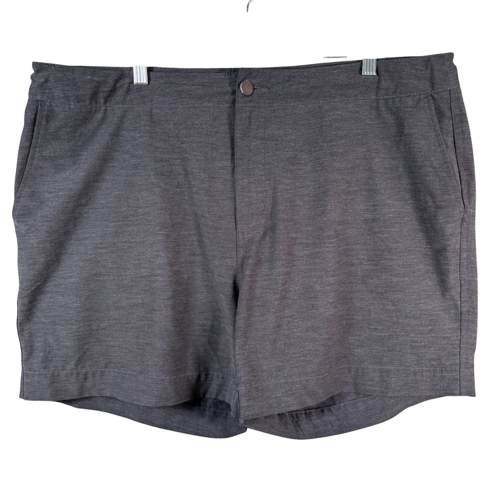 Faherty All Day Shorts Men 38 Grey Heathered Hybrid Stretch Performance Swim